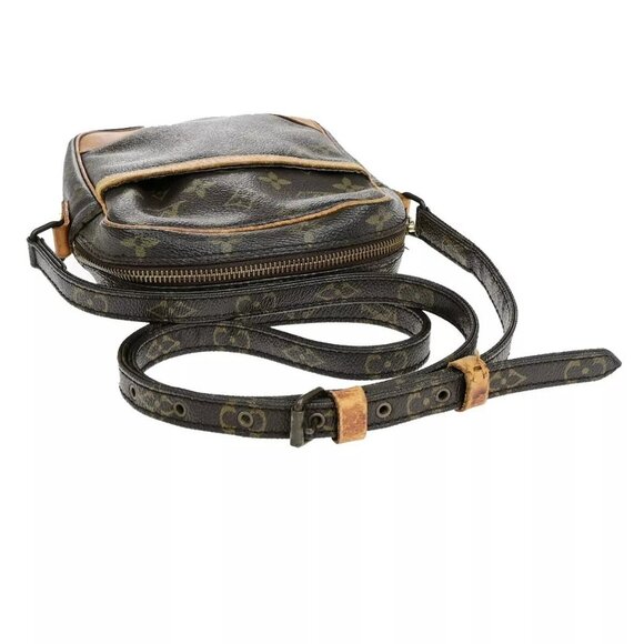 LOUIS VUITTON Danube Shoulder Bag Monogram Leather Brown France - Picture 10 of 16